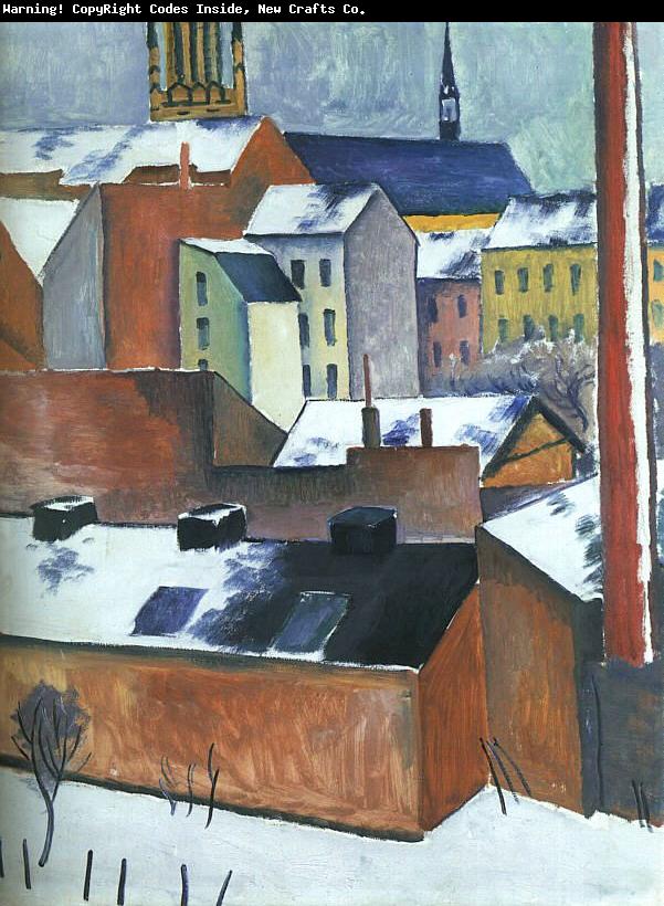 August Macke St.Mary's in the Snow